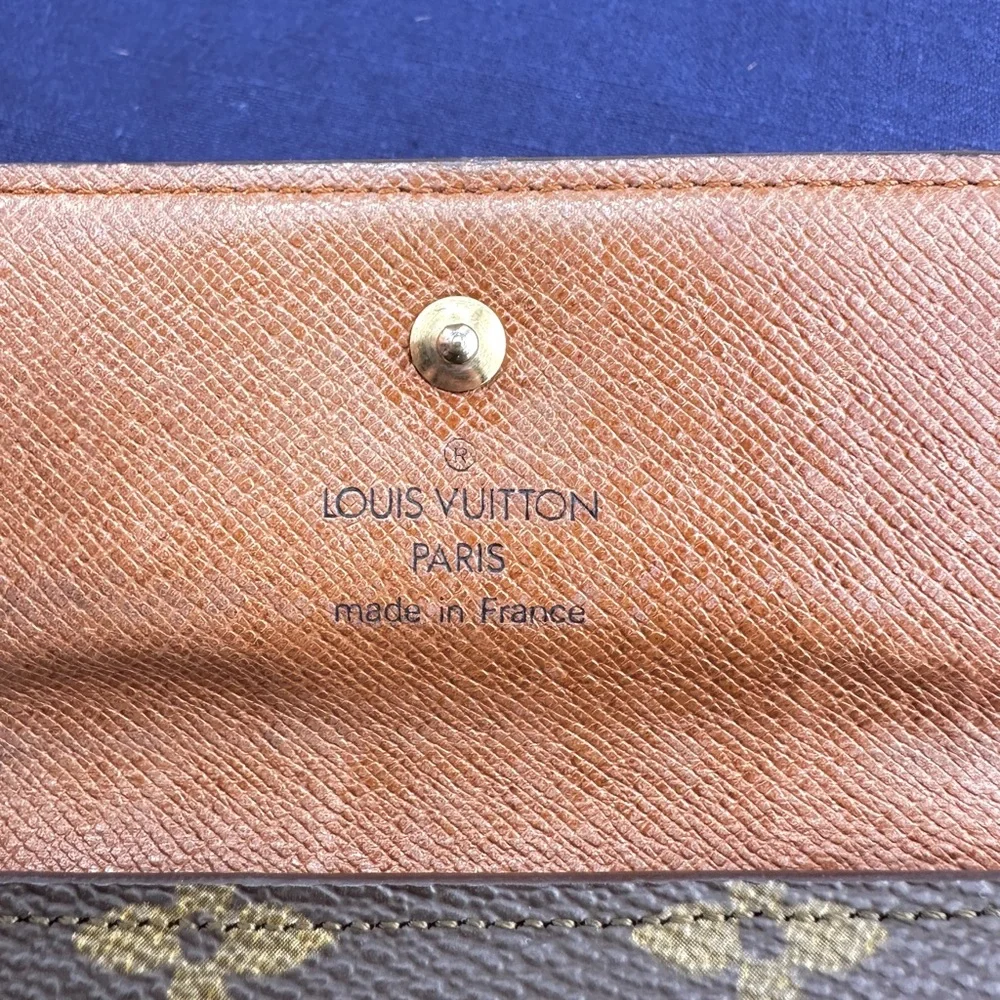 AUTHENTIC Louis Vuitton Vintage Porte-Valeurs Cartes Crédit.Elise wallet.